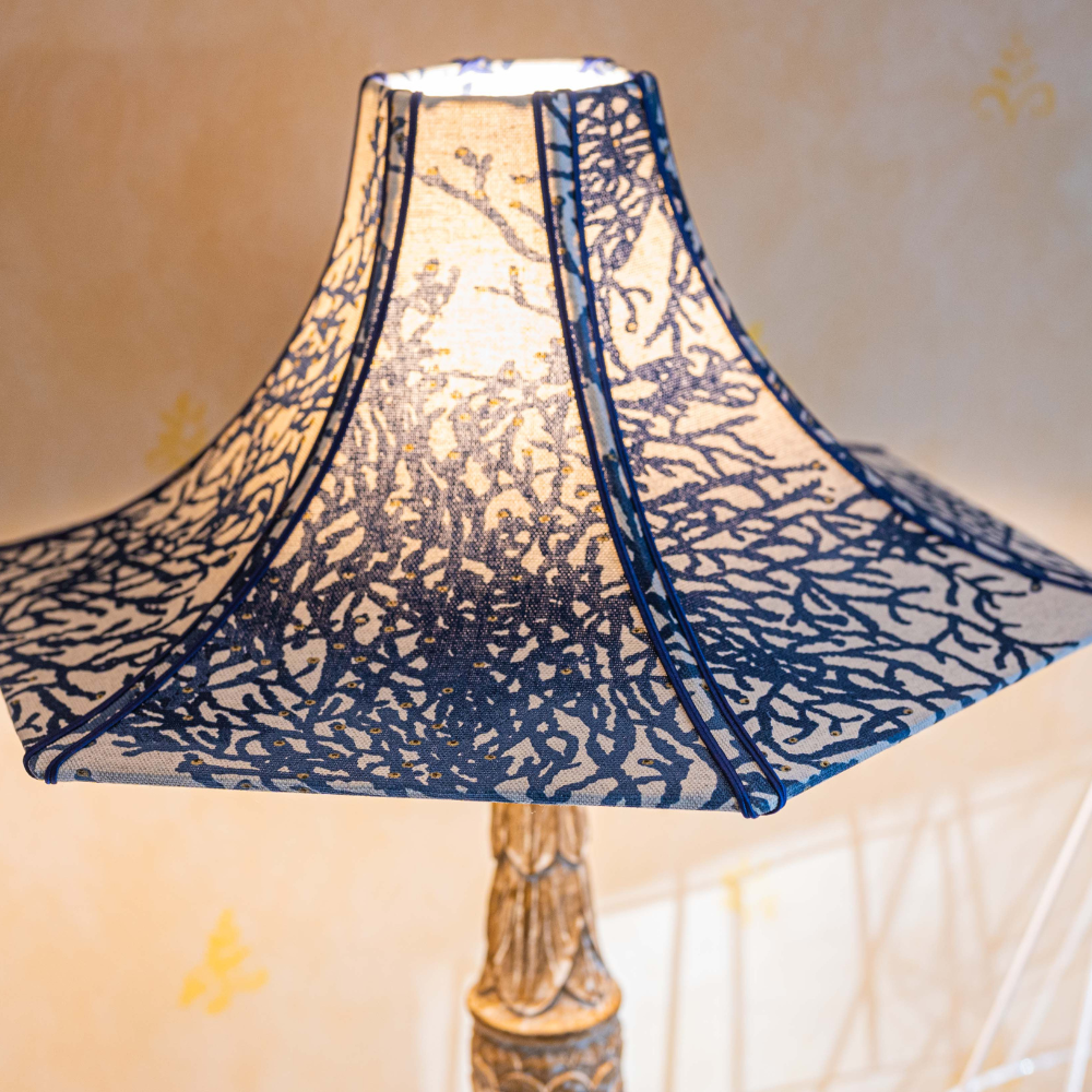 Différents abat-jour en lin - styles et formes